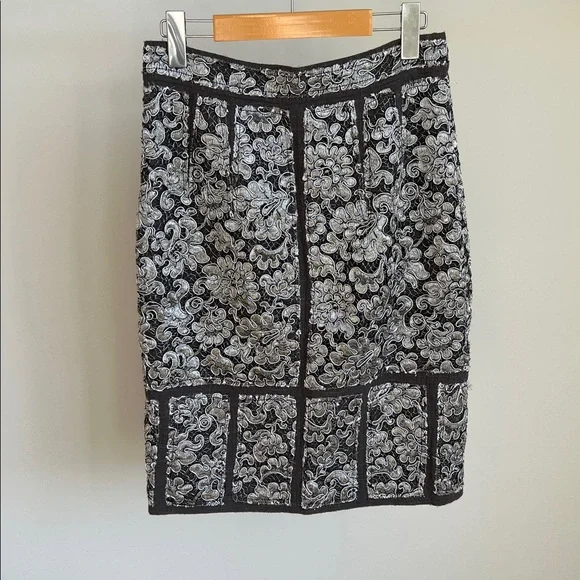Proenza Schouler Metalic Lace Midi Skirt - Picture 8 of 12